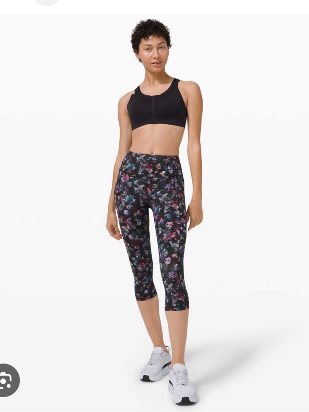 Lululemon fast and free crop 19” Leggings, size 4